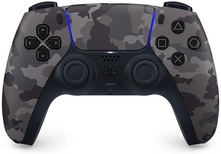 Controle Sem Fio Dualsense PlayStation 5 Cinza Camuflado