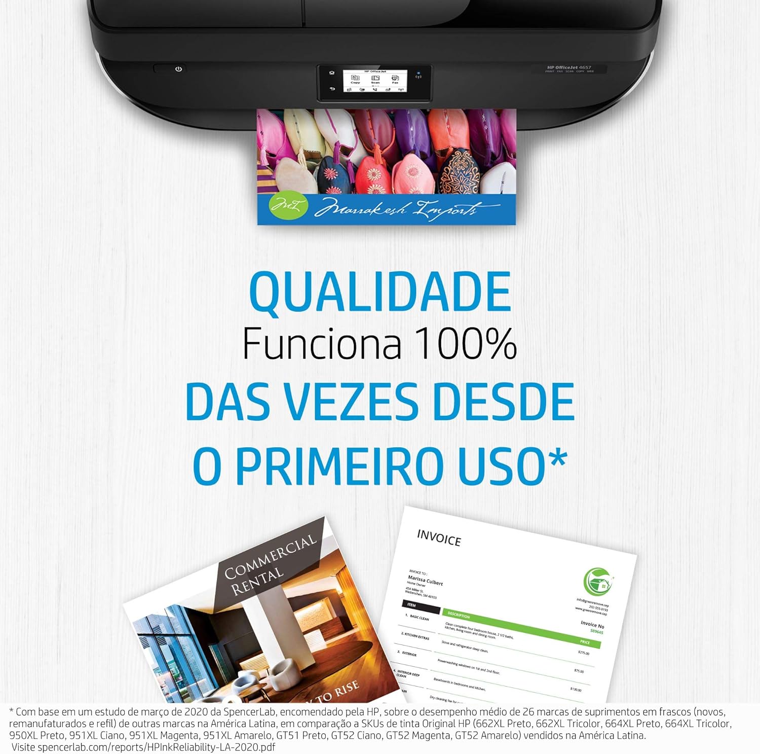 Cartucho de tinta HP 667 Preto Original (3YM79AB) Para Impressora Deskjet 2376, 2776, 6476, 5076, 5276