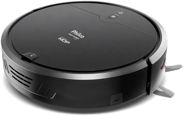 Aspirador Robô Philco 3 em 1 Com MOP PAS23 Preto Bivolt