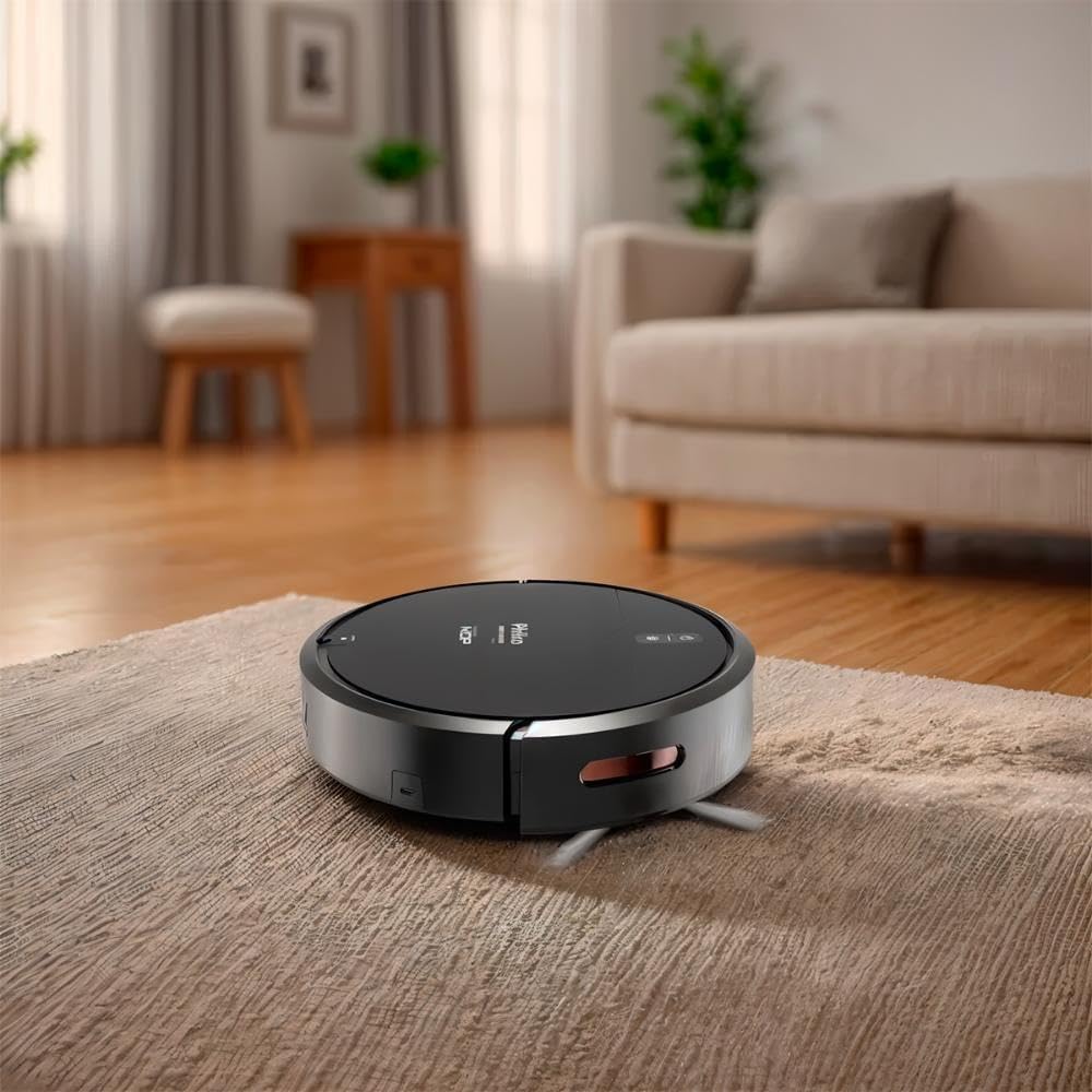 Aspirador Robô Philco 3 em 1 Com MOP PAS23 Preto Bivolt