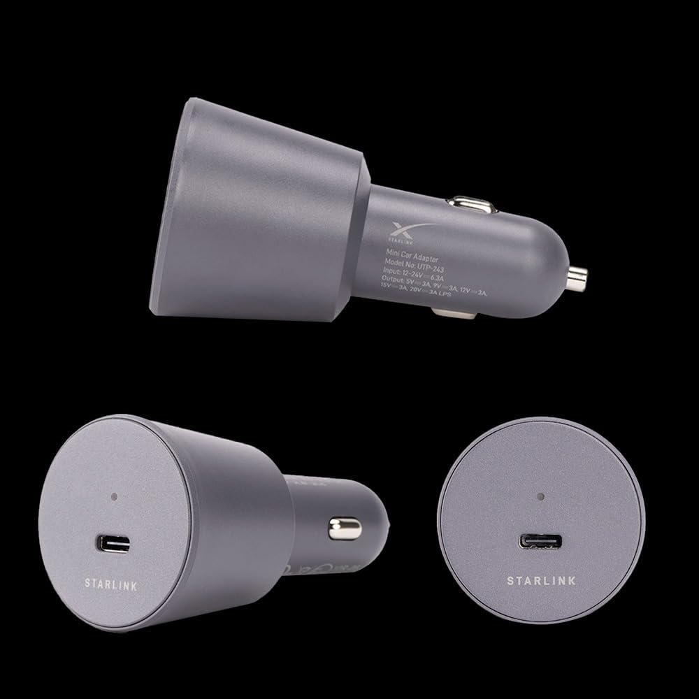Starlink Mini Kit Adaptador Veicular E Cabo Usb-c Com 5m