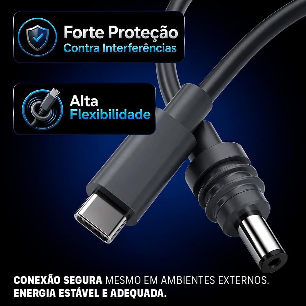 Starlink Mini Kit Adaptador Veicular E Cabo Usb-c Com 5m