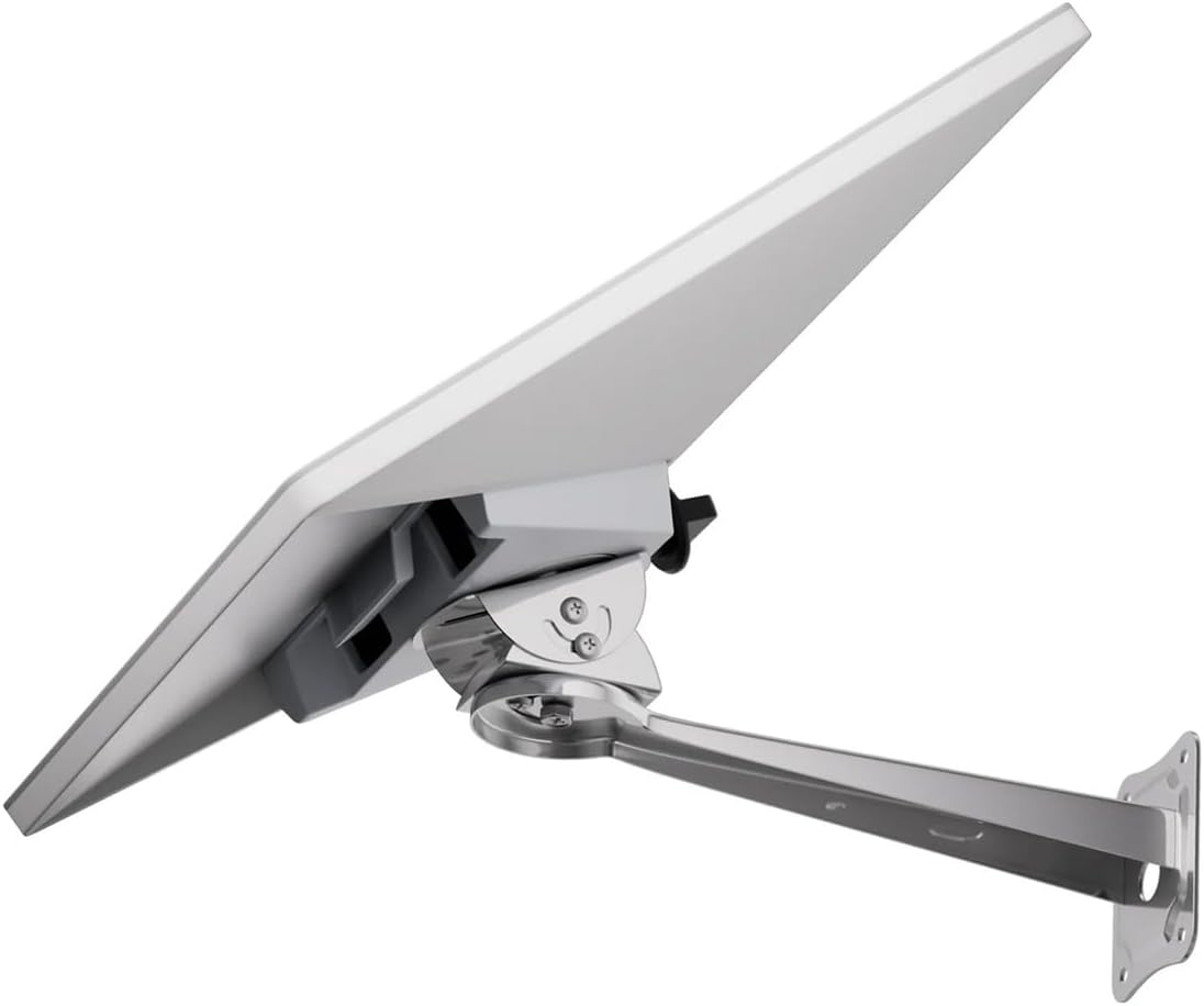 Suporte de Mastro para Antena Starlink Mini | Fixação em Parede ou Telhado – Aço Resistente com Parafusos e Abraçadeiras – Ideal para Internet Satelital Estável em Casa, Varanda e Exterior