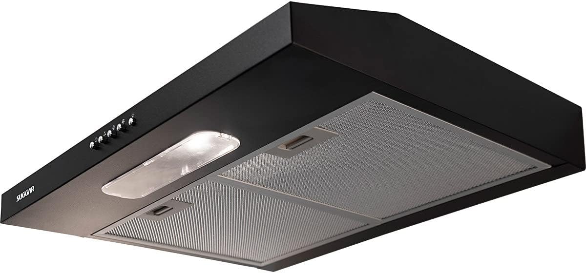 SUGGAR DEPURADOR DE AR SLIM 60CM 3 VEL. PRETO 110V DPS161PT