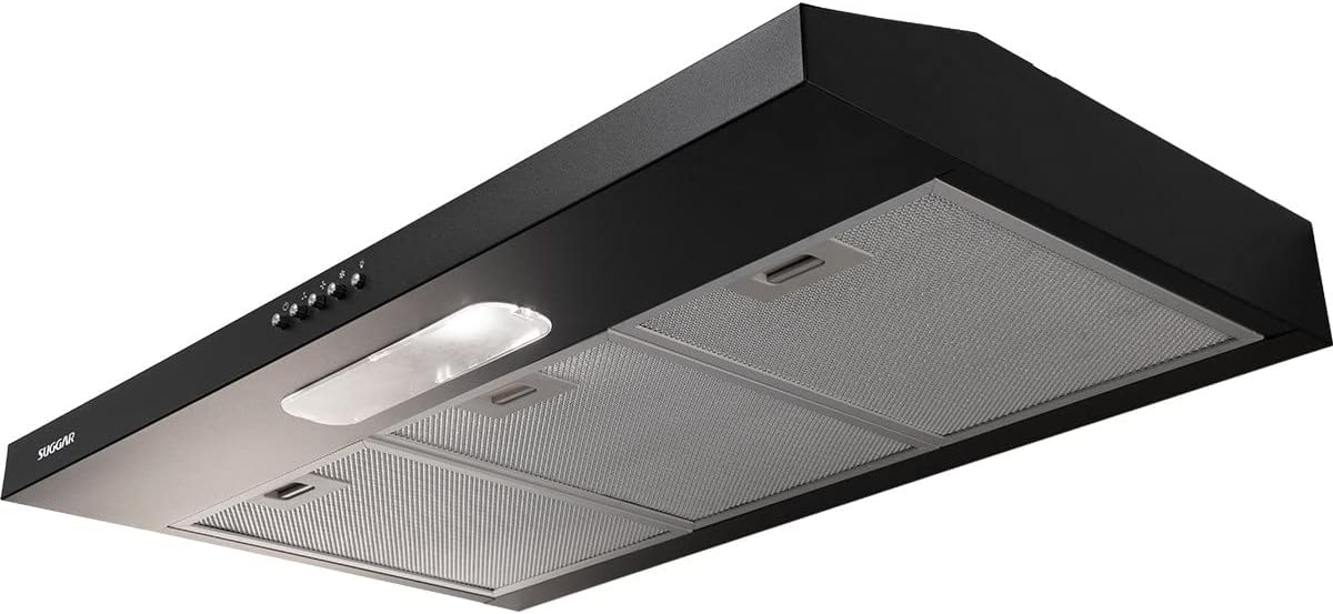 SUGGAR DEPURADOR DE AR SLIM 80CM 3 VEL. PRETO 220V DPS182PT