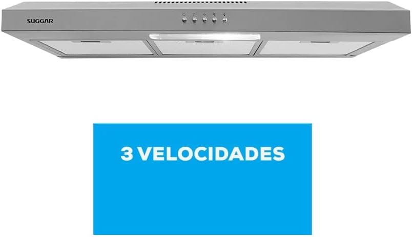 SUGGAR DEPURADOR DE AR SLIM 80CM 3 VEL. INOX 220V DPS182IX