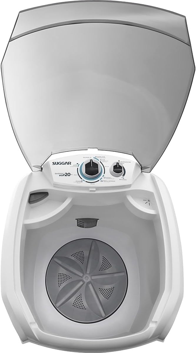 SUGGAR LAVADORA DE ROUPAS LAVAMAX ECO 20KG 220V BRANCA LE2002BR
