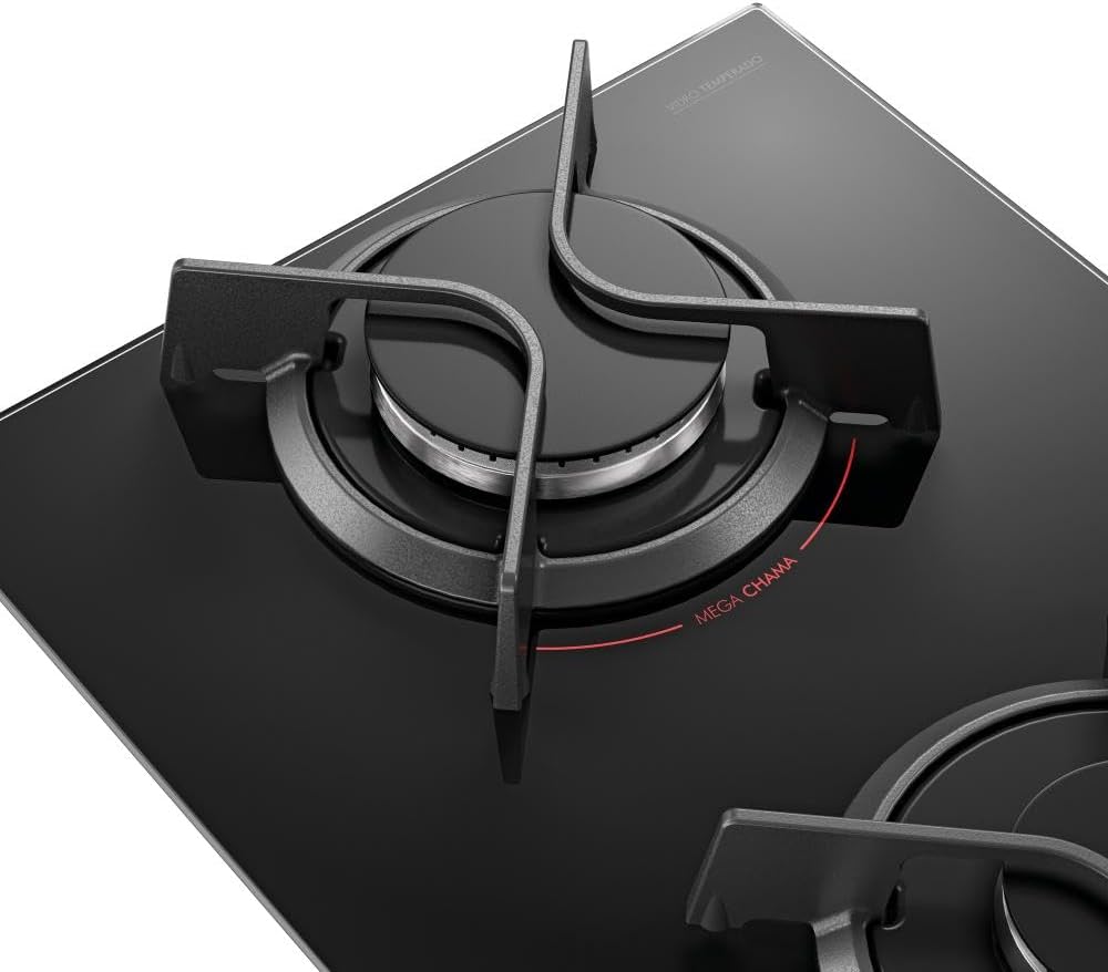 Cooktop 2 Bocas com Mesa de Vidro Dako Supreme Bivolt