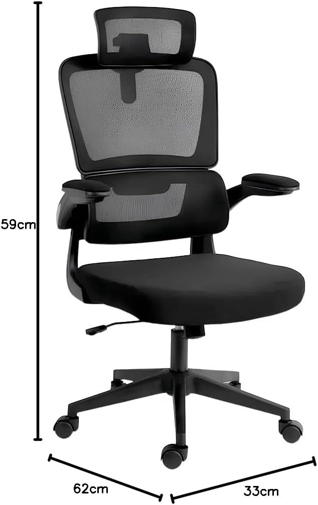 CADEIRA REDRAGON OFFICE HELA PRETO C214-B
